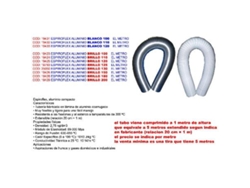 Espiroflex aluminio brillo 180    el metro (caja 5 unidades)