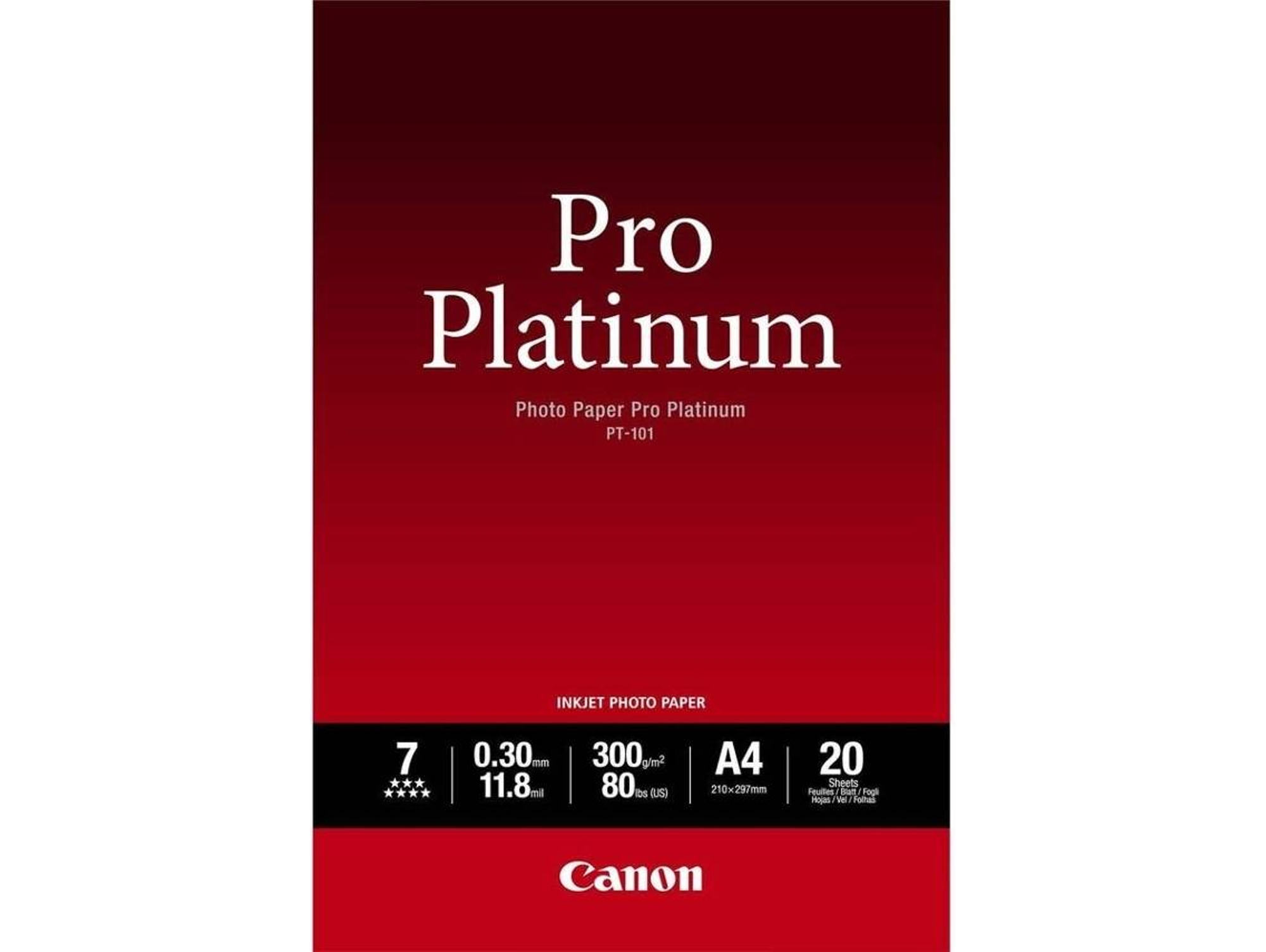 Papel Fotográfico CANON PT-101 A2