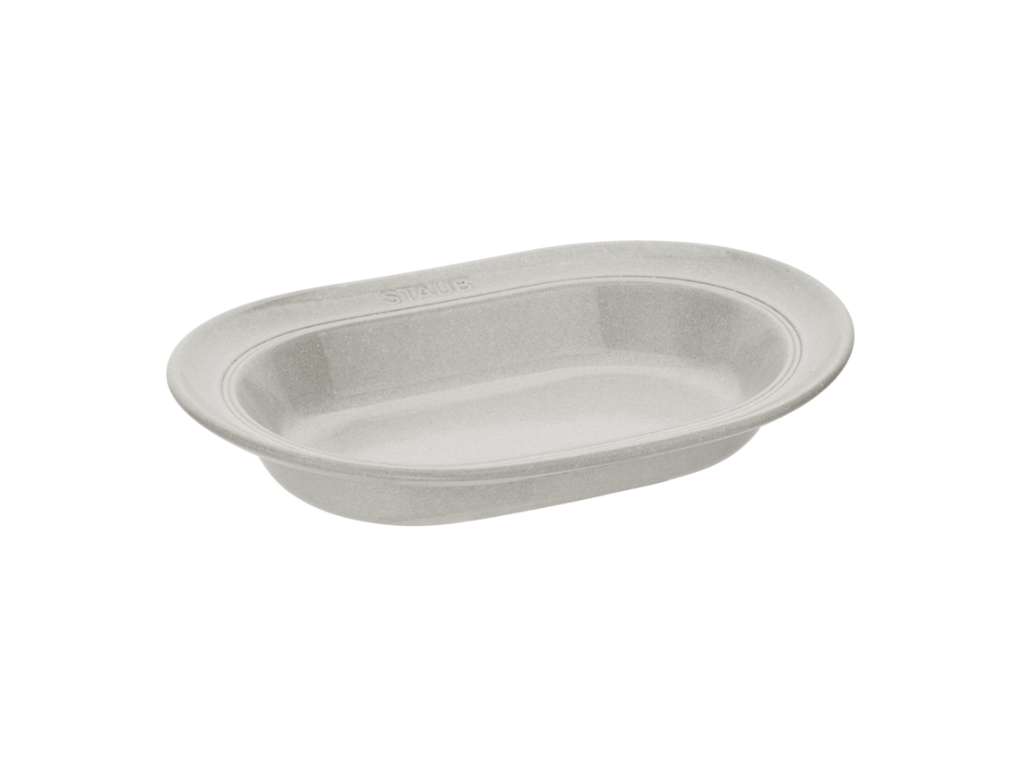 Dining Line Plato 25 cm, Cerámica, Blanco trufa STAUB
