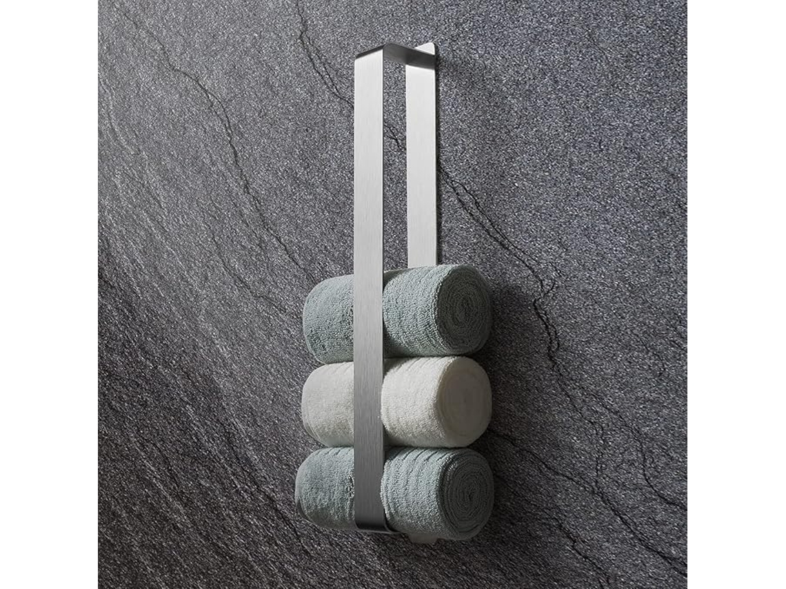 Toallero - Sin Taladrar - Autoadhesivo - Barra Para Toallas De Acero Inoxidable - Montaje En Pared - 42 Cm