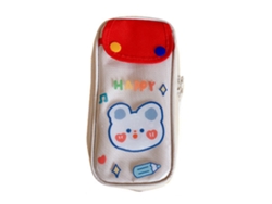 Estuche De Tela Para Bolígrafos De Gran Capacidad, Estilo Bonito, Portátil Para Niños Y Estudiantes.