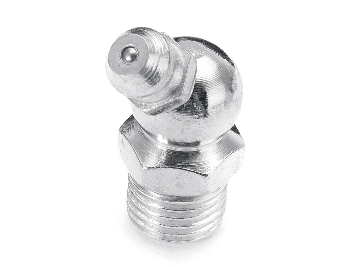 Kit De 130 Casquillos De Grasa De Metal Galvanizado Para Sistemas Hidráulicos M6 M8 M10 Bsp Unf 45°