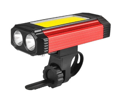 Juego de luces para bicicleta, luces de bicicleta recargables por Usb, 2200mAh, faro Led resistente al agua, luz roja de montaña ENZONS