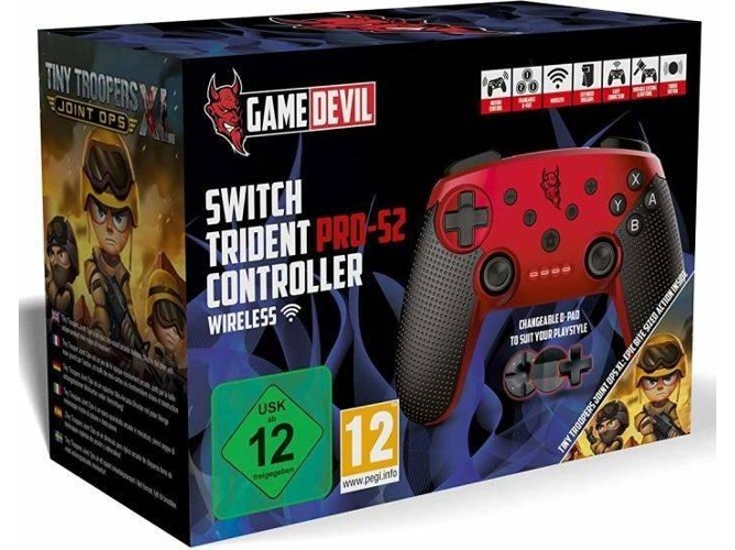 Mando para Nintendo Switch 7350002936719 Rojo