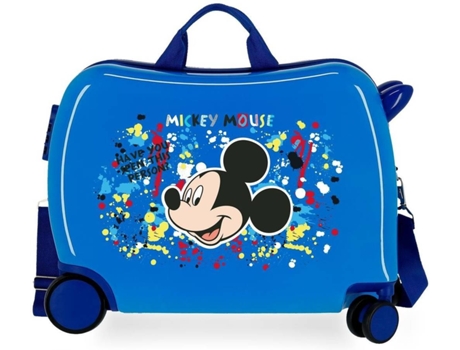 Maleta de Viaje Infantil DISNEY Mickey Andador ABS Rígida Colour Mayhem (34L)