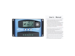 Controlador De Carga Solar Mppt De 100 A, 12 V/24 V, Con Doble Puerto Usb Y Pantalla Lcd Para Paneles Solares.