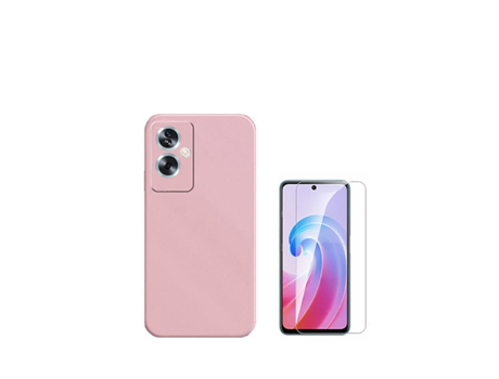 Funda Cleargorilasglass Proteção Traseira para Oppo Oppo A79 5G GIFT4ME Rosa