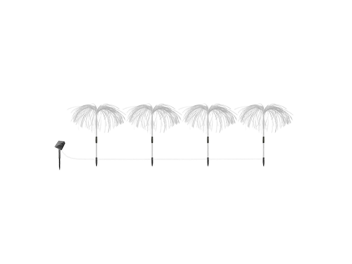 Luz LED de fibra solar para medusas, enchufable, luz decorativa inalámbrica para jardín exterior Rosewell