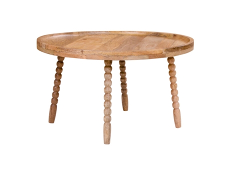 Mesa de café de madera de mango Ø 60 x 35 cm HOUSE NORDIC