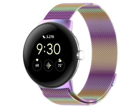 Correa de reloj inteligente para Google Pixel Watch 2 Milan Correa de malla de acero magnética (colorida)