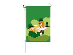 Bandera De San Patricio De Doble Cara, Resistente A La Intemperie, Lavable, Artículo Decorativo Para Jardín, 45x30cm