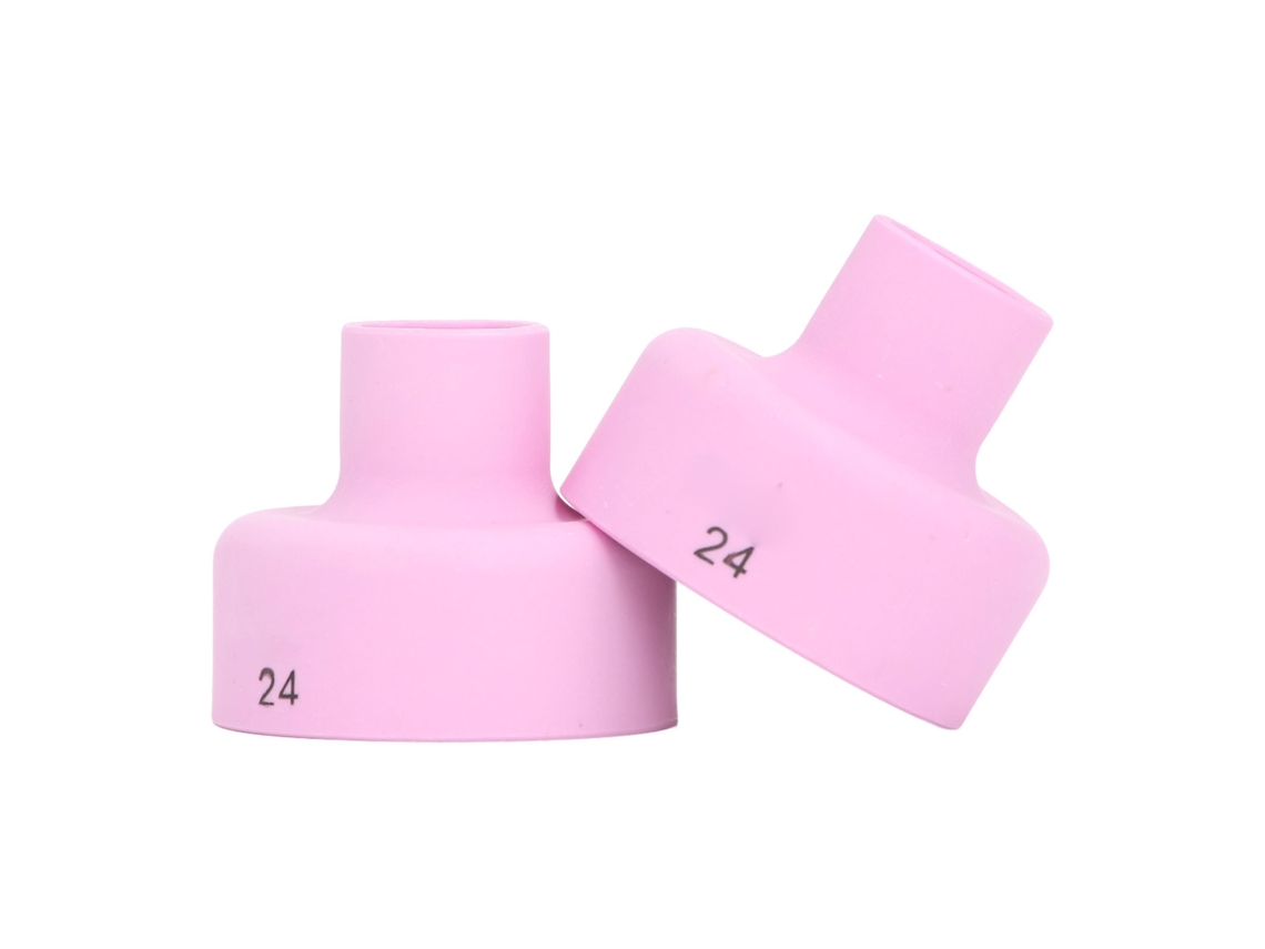 2 Boquillas Cerámicas Tig N.° 24, Kit De Boquillas De 2,4 Mm Para Accesorios De Soldadura Wp9 20 25 17 18 26