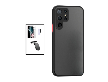 Kit De Cubierta Anti Choque Protección De La Cámara Nano Película De Vidrio Curvado Soporte Magnético UV L Conducción Segura Coche Para Samsung Gal...