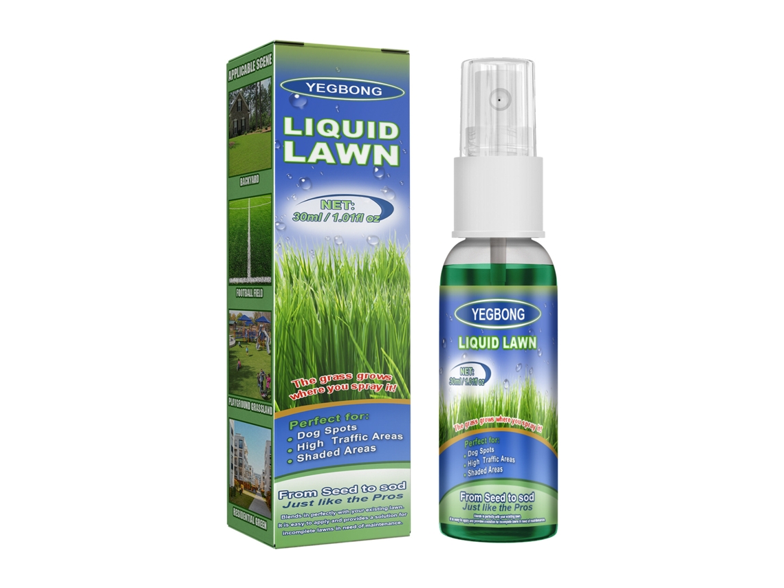 Spray para césped para un césped verde: mantenimiento eficaz del jardín.