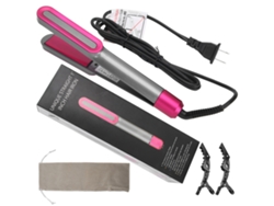 Plancha Y Rizador De Cabello De Doble Uso Barril Cerámico Temp Ajustable Herramienta De Peinado 100‑240v Plug Us