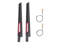 Antena 12dbi Dual Band 2.4/5g Com Cabo Ipex4 Para Placa Wlan Ngff M.2