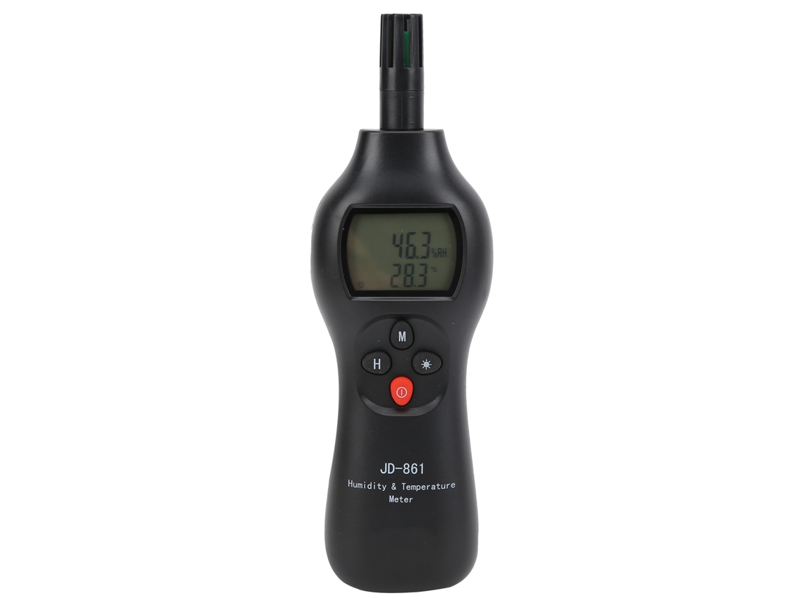 Termómetro Y Higrómetro Portátil Jd-861 Con Pantalla Digital: Herramienta De Medición Multifuncional.