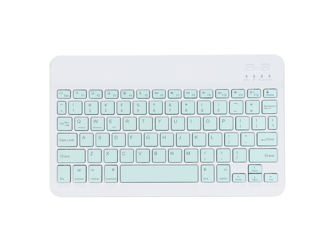 Teclado Inalámbrico Bluetooth De 10 Pulgadas, Silencioso, Portátil Y Ultradelgado Para Android, Ios Y Windows