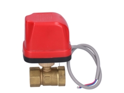 Válvula De Bola Eléctrica Motorizada Industrial De Latón Ac220v Dn20 Cwx50pcr02
