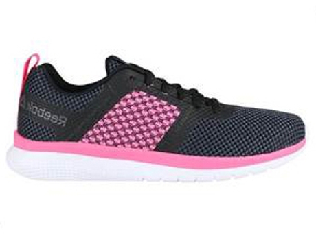 Zapatillas Deportivas REEBOK Pt Prime Run Mujer (Negro, Rosa - Tela, Material Sintético - 39)