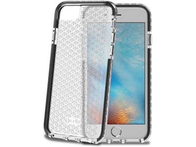 Funda iPhone 7 CELLY Hexagon Transparente