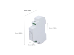 Dispositivo de protección contra sobrecargas 2026dz con módulo de descargador, 12 V, 5-10 kA, IP20, control RS485