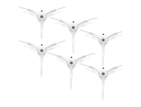 6pcs escova lateral para xiaomi roborock s6 s6 pure s5 s5 max s4 e4 e20