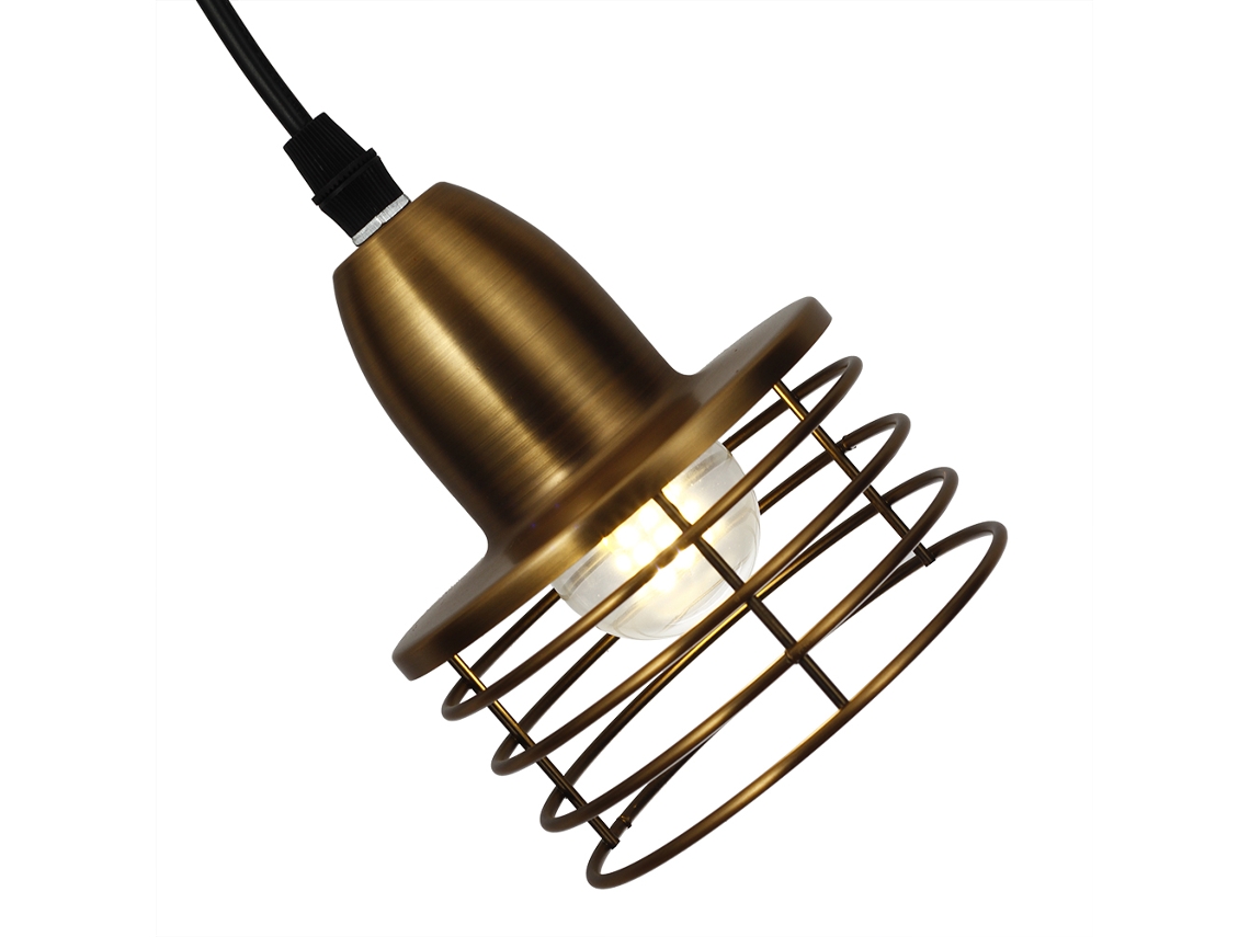 2026-lámpara Colgante Industrial Estilo Jaula De Pájaros 40w(max.) Base E26 Para Dormitorio Sala Café Tienda Restaurante Ac110-120v