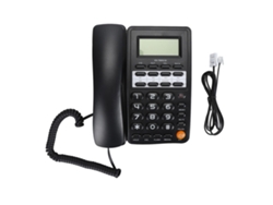 Telefone Fixo EOOCOO com Botões Grandes, Sem Bateria, para Escritório e Hotel