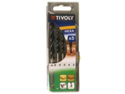Brocas madera hexa 3-4-5-6-8 est-5