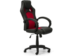 Silla de Oficina  Hamilton Negro y Rojo (112-122x61x68 cm)