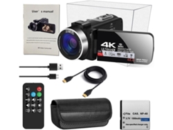 Cámaras Digitales 4k, Videocámara Profesional Para Vlogging, Cámara De Vídeo Wifi De 48 Pulgadas.