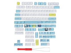 Teclas Pbt Para Teclado Mecánico, 131 Teclas, Diseño Ergonómico, Resistentes Al Aceite, Estilo Dibujos Animados.