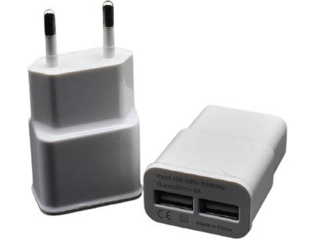 Cargador MULTI4YOU W-MS005433 (2A - 2xUSB - Blanco)