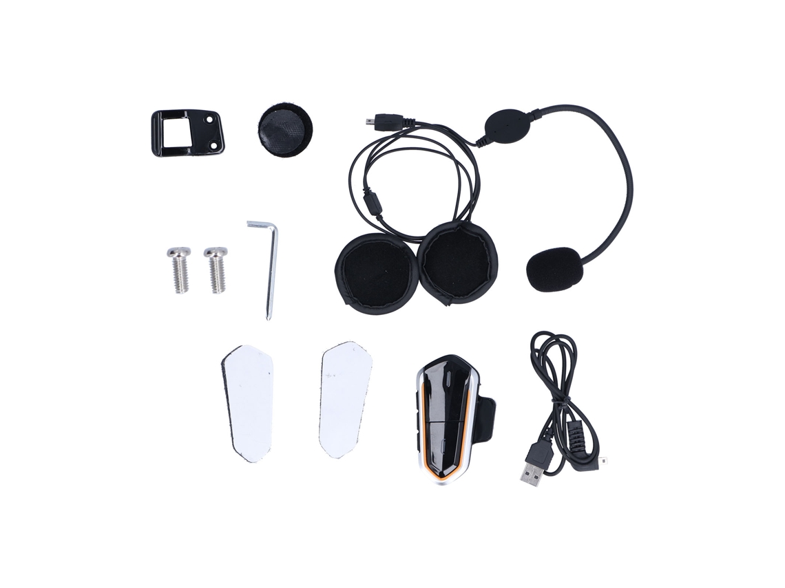 Auriculares Inalámbricos Bluetooth Supraaurales Para Casco De Motocicleta