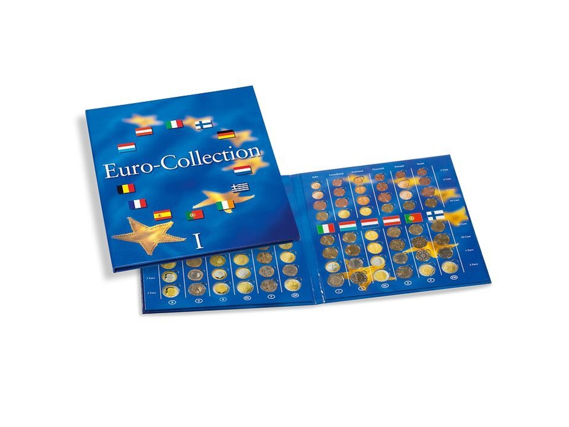 Álbum de monedas PRESSO LEUCHTTURM, Colección Euro Volumen 1