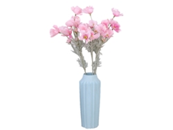 TRUYUETY Flor Artificial Cosmos Bipinata Simulada Bouquet Para Decoração De Interiores (cor De Rosa)