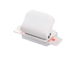 Máquina De Encadenar Mini Manual Precisa Y Rápida Con Múltiples Agujeros Para Oficina Colegio Hogar Blanco