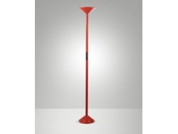 Lámpara de pie LED Tratto 50W 4000lm CCT Estructura de metal y metacrilato rojo, regulable mediante tacto, IP20, 175,5cm Diseño Tratto FABAS LUCE