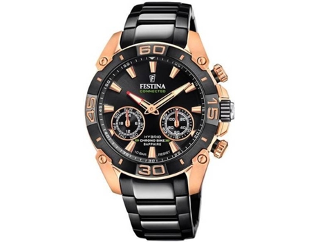 Reloj FESTINA Hombre (Acero - Negro)