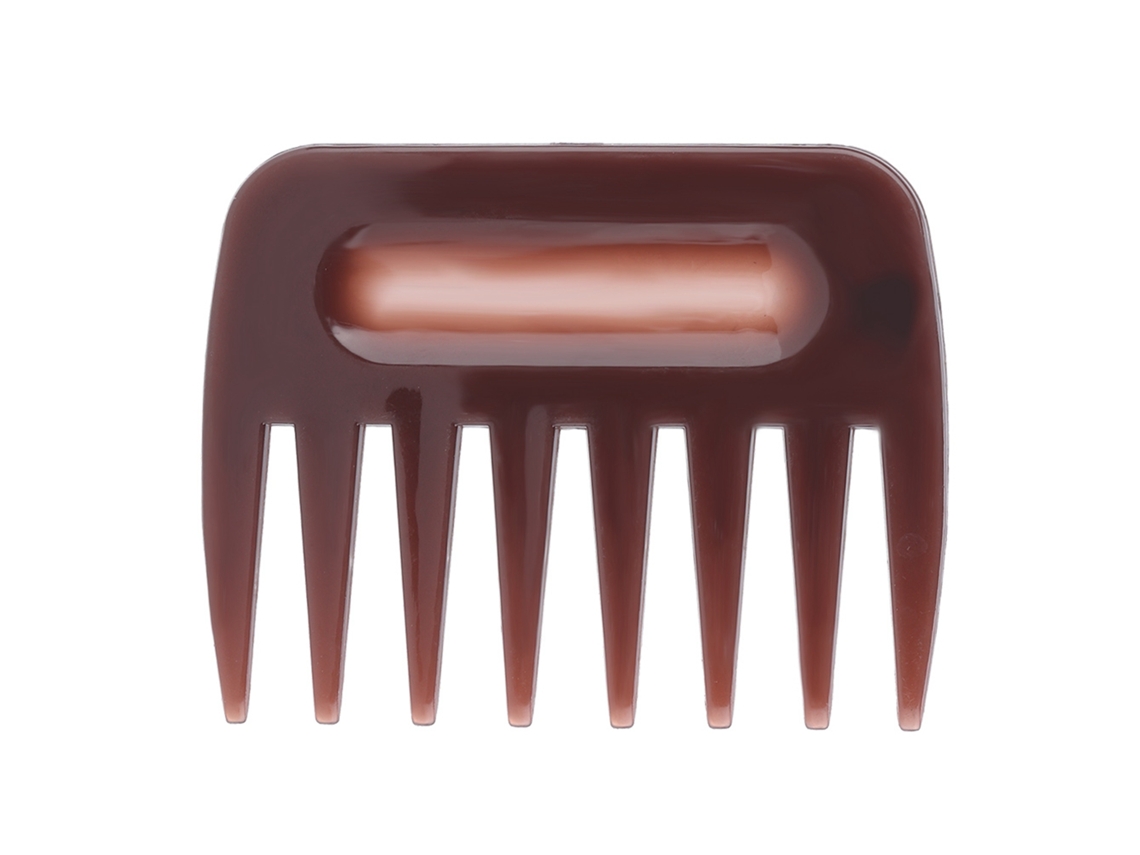 Peine De Afeitar Portátil Para Cabello Graso, Dientes Anchos, Para Peinar El Cabello (n.° 1)