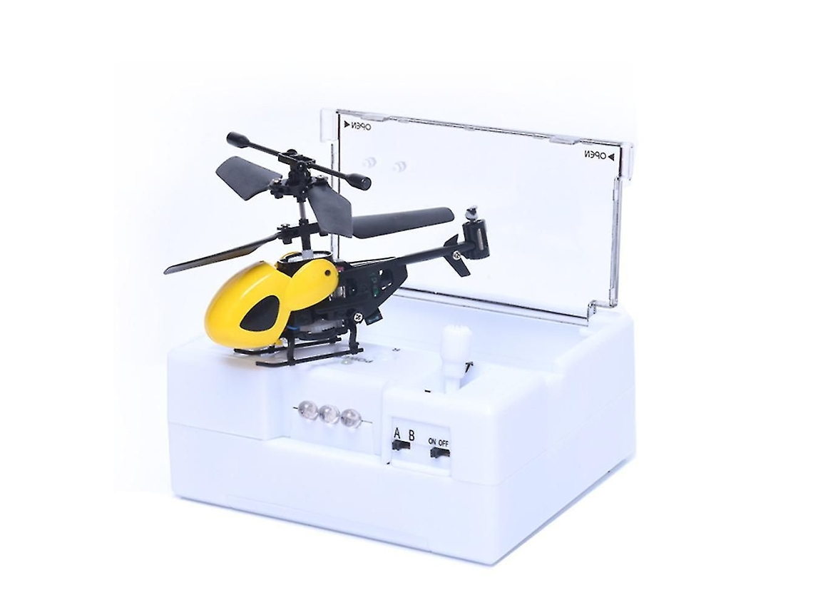 Helicóptero Rc Mini De 2 Canales Con Control Remoto Por Radio, Micro Helicóptero De 2 Canales.
