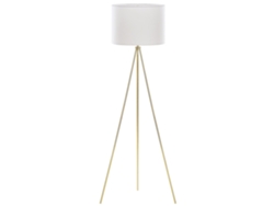 Lámpara de pie BELIANI Vistula de Metal Blanco 55x55x148