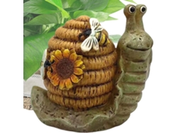 Figuritas De Animales De Resina Estatua De Caracol Para Exteriores Decoración Creativa Para Escritorio, Estatua De