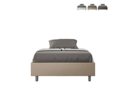 Cama doble 140x200 sommier francés contenedor Azelia F