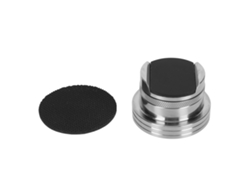 Soporte Para Cable De Altavoz Hifi Ajustable En Altura (30-42 Mm) Con Amortiguador - Plateado