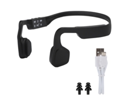 Auriculares Bluetooth 4.1 De Conducción Ósea Con Cancelación De Ruido Para Deportes Al Aire Libre (negro)