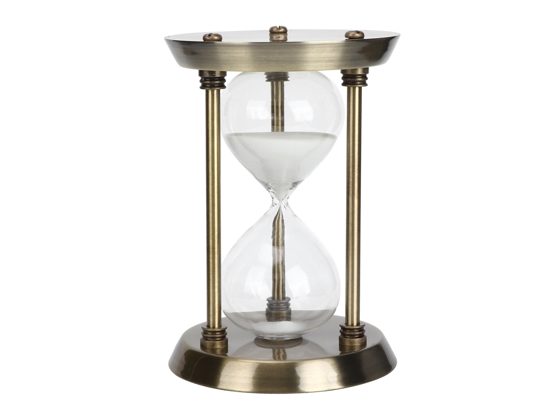 Reloj de arena decorativo para el hogar, modelo 2026, ideal como regalo para amigos, niños y bebés.