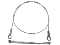 Juego de 20 cables de seguridad de acero inoxidable, correas anticaídas para colgar cuadros, resistentes y duraderos. Gokoco