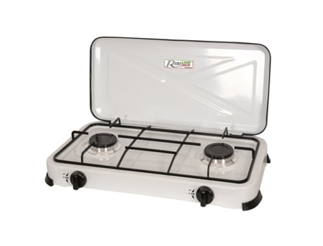 Placa Gas Portátil RIBILAND 2X2200K Prf350 con 2 Quemadores